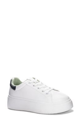 Dirty Laundry Record Platform Sneaker in White