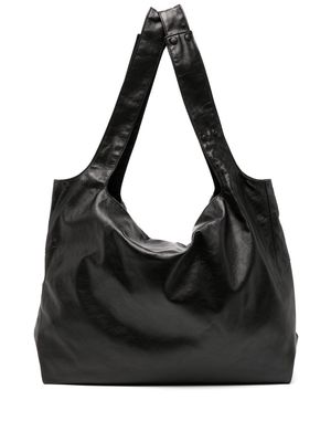 Discord Yohji Yamamoto Dot calf-leather tote bag - Black