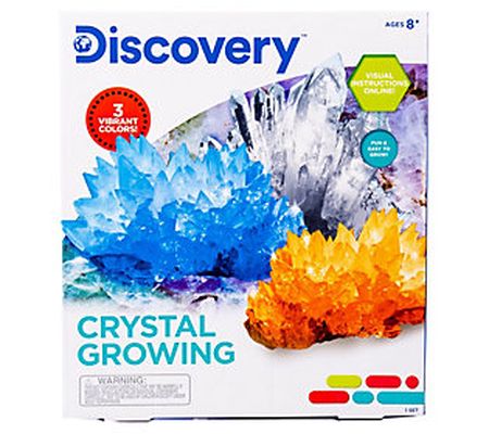 Discovery Crystal Growing Kit 3 Colorful Crysta l Formations
