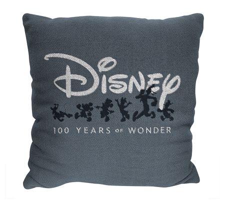 Disney 100 20" x 20" Woven Jacquard Pillow