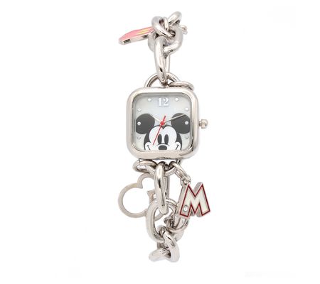 Disney 100 Women's Mickey Mouse Charm Watch