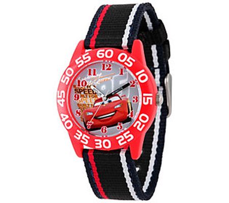 Disney Cars Boy's Red Time Teacher Watch