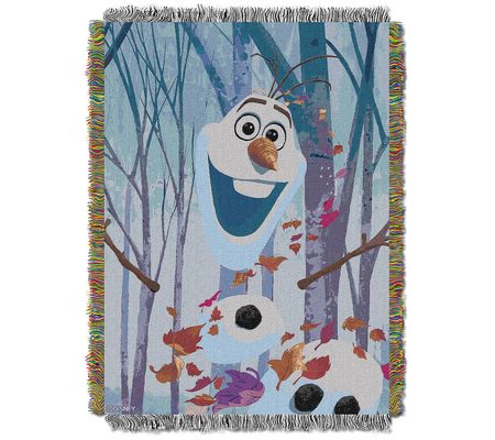 Disney Frozen II Olaf Woven Throw by The Northw est Company