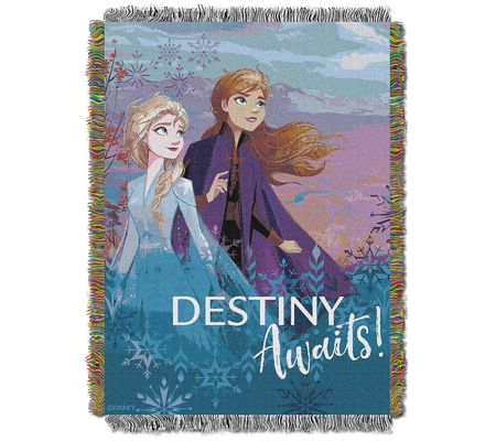 Disney Frozen II Sisters Woven Throw by The Nor thwest Company