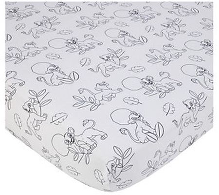 Disney Lion King Leader of the Pack Fitted Crib Sheet