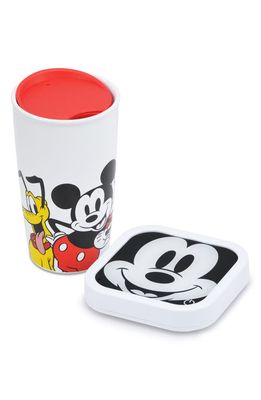 Disney Mickey & Friends Ceramic Travel Mug & Warmer Set in White