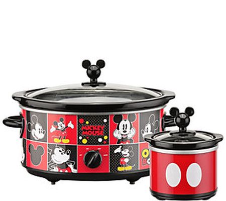 Disney Mickey Mouse 5-qt Slow Cooker with Bonus Lil Dipper
