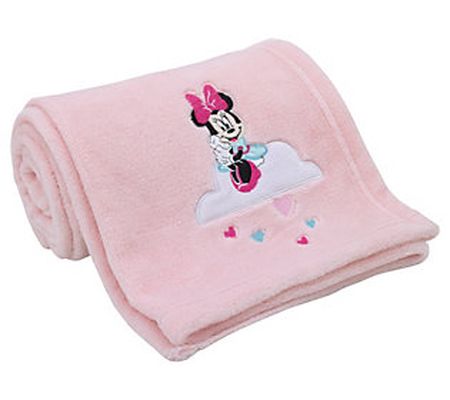Disney Minnie Mouse Be Happy Baby Blanket