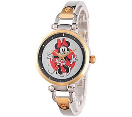 Disney Minnie Mouse Women's Two-Tone Bracelet W atch