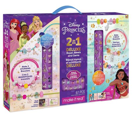 Disney Princess 2-In-1 Deluxe Royal Jewels Brac elet Kit
