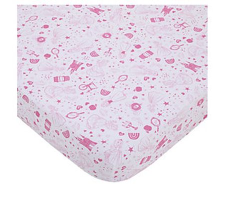 Disney Princess Dare to Dream Fitted Crib Sheet