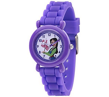 Disney Princess Mulan Girls' Purple Strap Watch