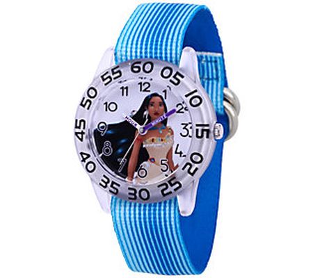 Disney Princess Pocahontas Girls' Blue Strap Wa tch