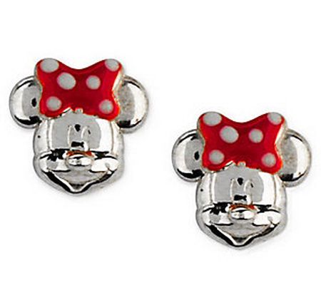 Disney Sterling Silver Mickey or Minnie Mouse S tud Earrings