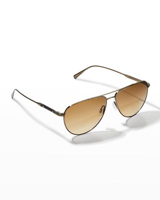 Disoriano Metal Aviator Sunglasses