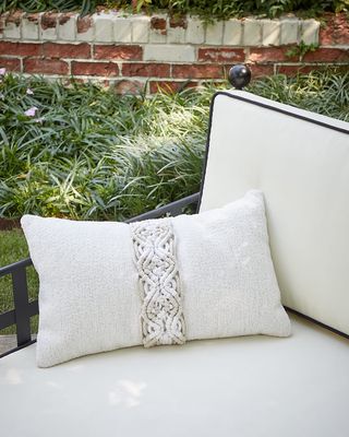 Distinction Indoor/Outdoor Lumbar Pillow, 12" x 20"