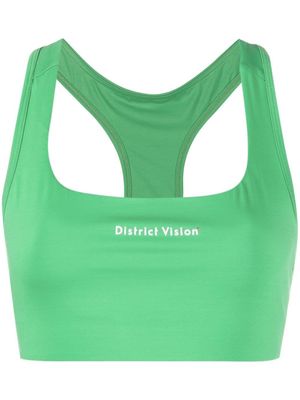 District Vision Citta training sports bra - Green