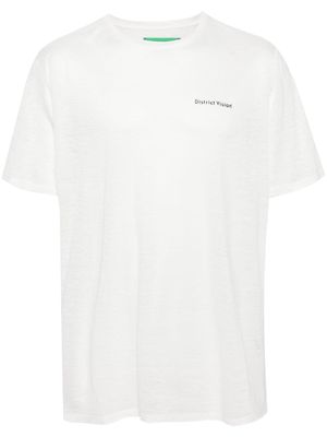 District Vision crew-neck hemp T-shirt - White