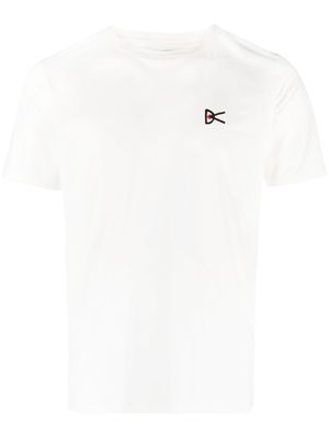 District Vision logo-print short-sleeve T-shirt - White