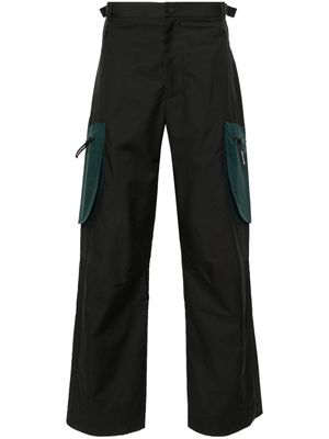 District Vision organic-cotton blend cargo trousers - Black