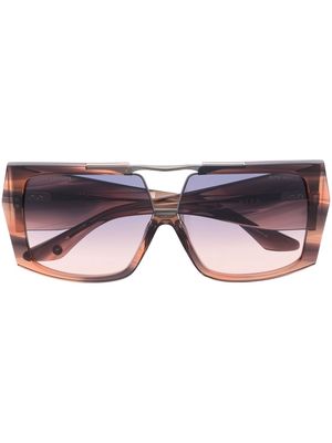 Dita Eyewear Abrux square-frame sunglasses - Brown