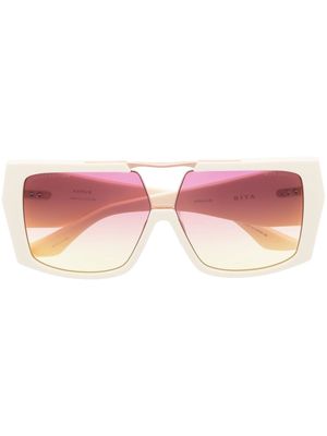 Dita Eyewear Abrux square-frame sunglasses - Neutrals