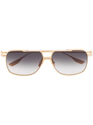 Dita Eyewear Alkamx pilot-frame sunglasses - Gold