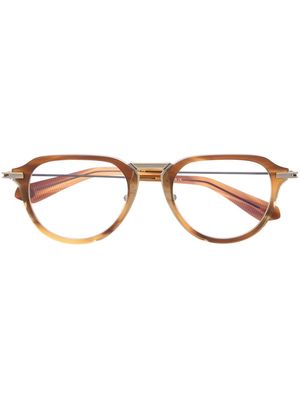 Dita Eyewear Altrist square-frame glasses - Brown