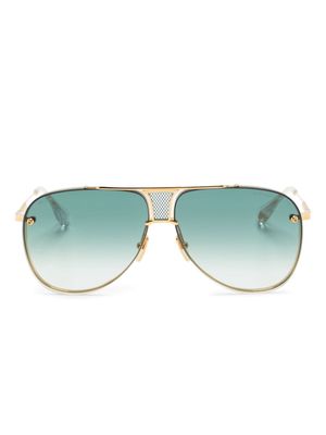 Dita Eyewear Decade pilot-frame sunglasses - Gold