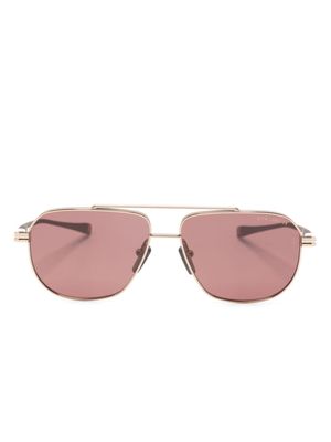 Dita Eyewear double-bridge pilot-frame sunglasses - Brown