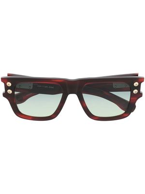 Dita Eyewear Emitter-One square-frame sunglasses - Red