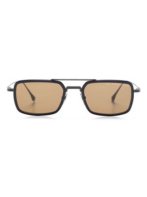 Dita Eyewear Flight-Eight rectangle-frame sunglasses - Blue
