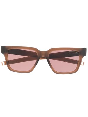 Dita Eyewear frosted-effect frame sunglasses - Brown