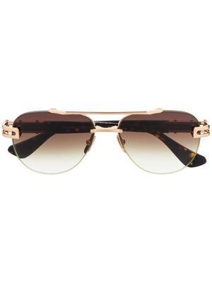 Dita Eyewear Grand-Evo Two pilot-frame sunglasses - Brown