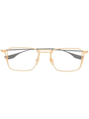 Dita Eyewear Lindstrum square-frame glasses - Gold