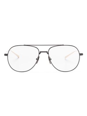 Dita Eyewear metal pilot-frame glasses - Black