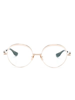 Dita Eyewear Nukou round-frame glasses - Gold