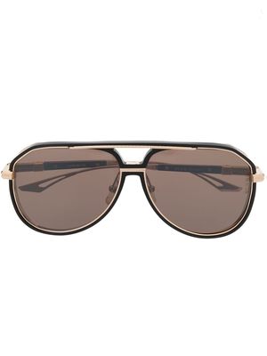 Dita Eyewear oversized pilot-frame sunglasses - Gold
