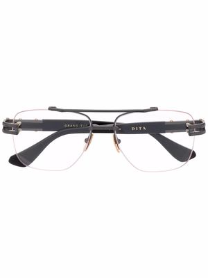 Dita Eyewear pilot frame glasses - Grey