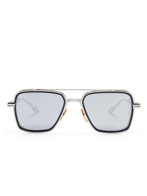 Dita Eyewear raised-bridge square-frame sunglasses - Silver