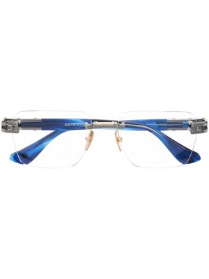 Dita Eyewear rimless square-frame glasses - Blue