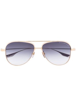 Dita Eyewear round-frame pilot sunglasses - Gold