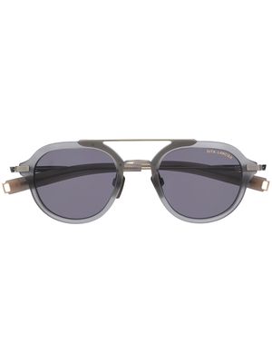 Dita Eyewear round pilot sunglasses - Grey