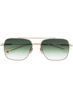 Dita Eyewear square-frame straight-arm sunglasses - Gold