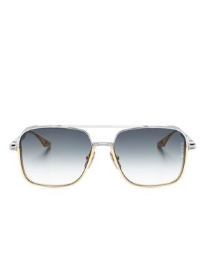 Dita Eyewear square-frame titanium sunglasses - Gold