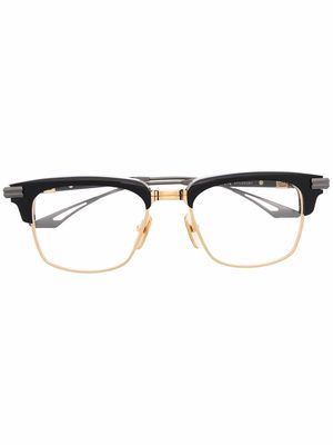 Dita Eyewear tortoiseshell square-frame glasses - Black
