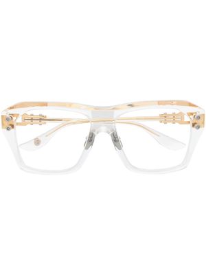 Dita Eyewear transparent-design frame glasses - Gold