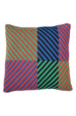 DITTOHOUSE Optical Movement Pillow Cover in Black Blue Green Rust