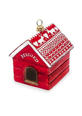 Diva Dog Rescued Kennel Tree Ornament