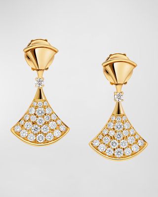 Divas Dream 18k Yellow Gold Diamond Earrings